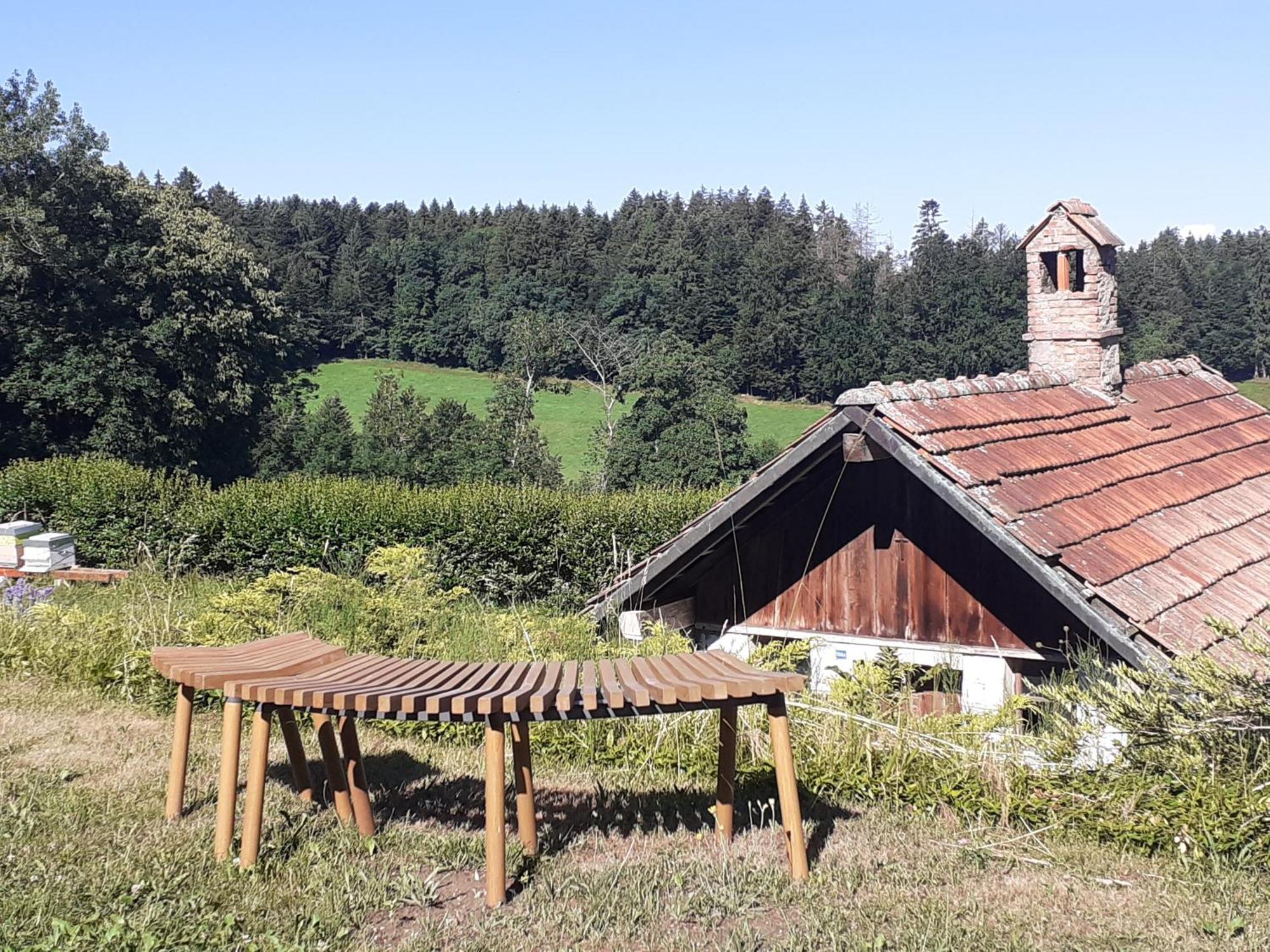 Les Abeilles Bed and Breakfast Romont Eksteriør billede